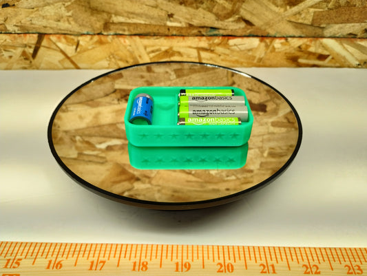 2-AA / 2-AAA/ 2-CR123A Battery   Altoid Insert